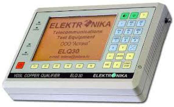 Elektronika ELQ 30 - анализатор кабельных линий VDSL