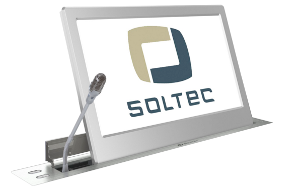 SOLTEC RET-F 15,6" выдвижной TFT-монитор с встроенным микрофоном и с регулировкой наклона 20º, 1366х768