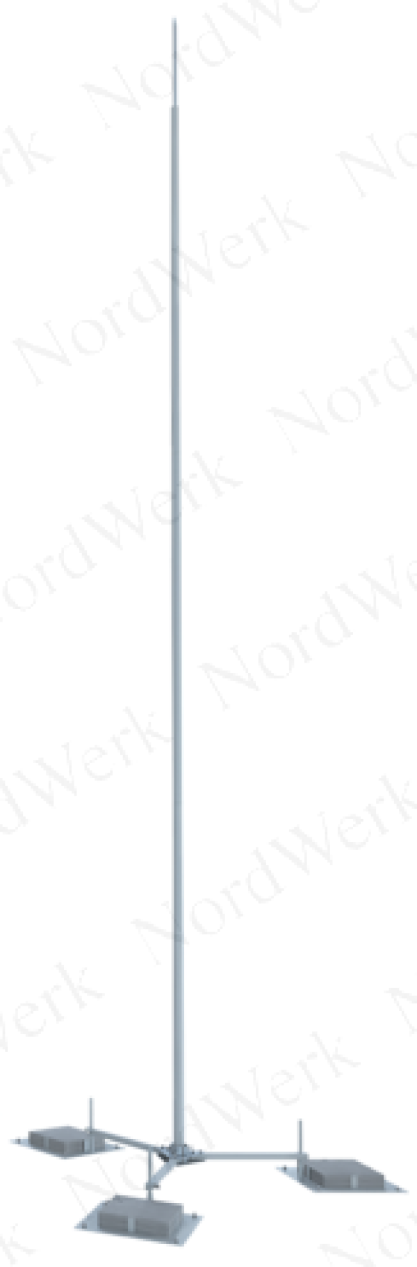 NordWerk МСАП-М-1,8-Т – Молниеотвод высотой 1,8 метров (алюминий; с треногой)