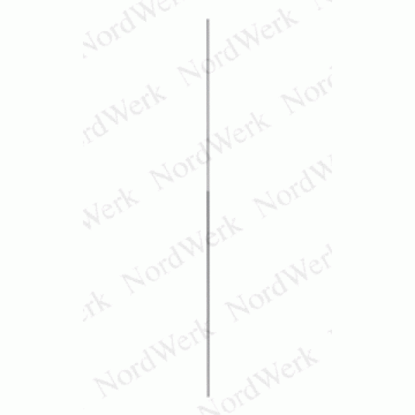 NordWerk NW-МСАП-МУ-5-ОПК450 Молниеотвод высотой 5 метров усиленный (алюминий; в комплекте с опорным и прижимным кронштейнами; вылет 450 мм)