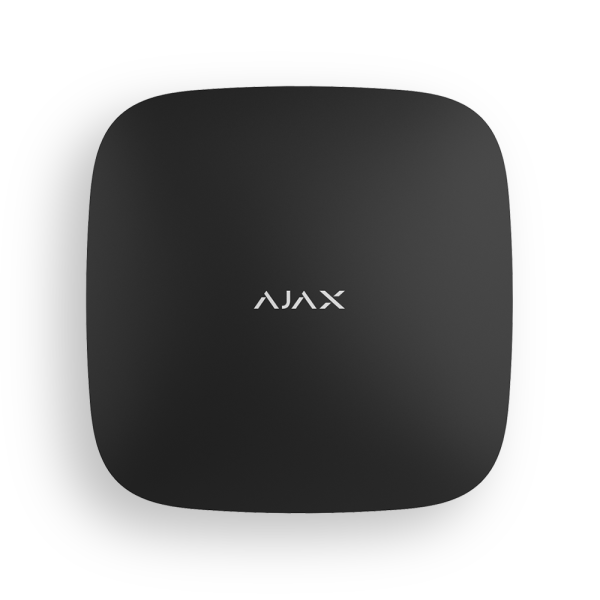 Ajax Hub 2 - интеллектуальная централь с фото верификацией, 3 каналами связи (2SIM 2G + Ethernet). Цвет черный