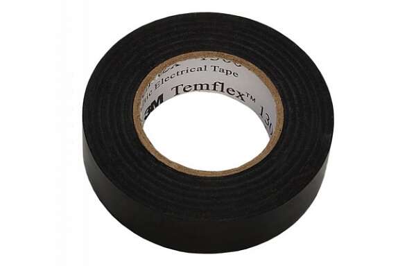 3M Temflex™ 1300 - изоляционная лента, черная, 19 мм х 20 м х 0,13 мм