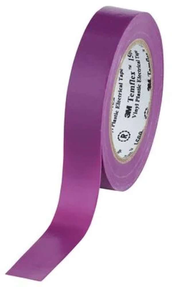 3M Temflex™ 1500 - изоляционная лента, фиолетовая, 19 мм х 25 м х 0,15 мм