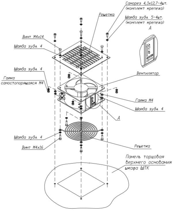 ССКТБ ТОМАСС СВ-Р-2М - система вентиляционная на 2 вентилятора с терморегулятором