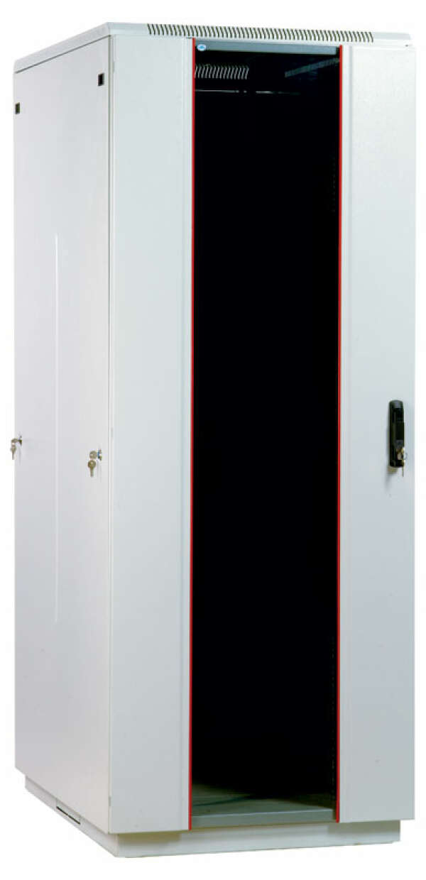ЦМО ШТК-М-47.8.8-1ААА - шкаф напольный разборный 19", 800х800мм, 47U, стеклянная дверь
