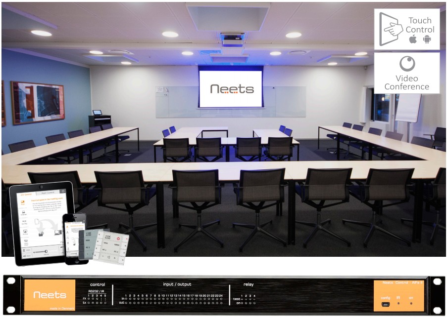 Neets AlFa II – мощный контроллер для управления конференц-залом