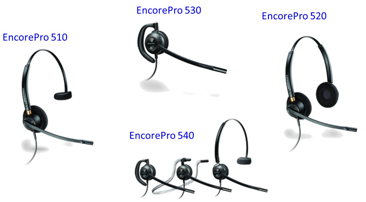 EncorePro 500 – новая линейка профессиональных гарнитур Plantronics