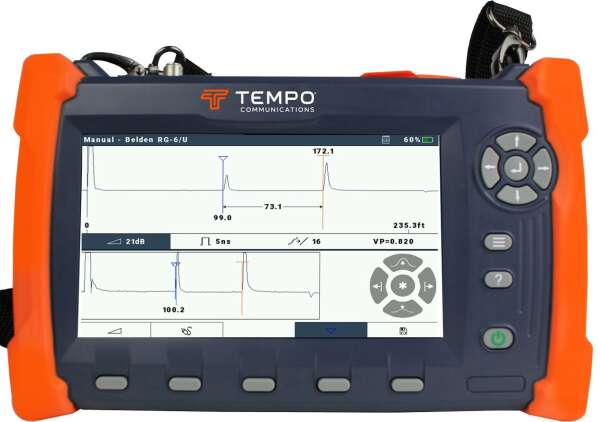 Tempo CABLESCOUT CS90 - импульсный рефлектометр для медного кабеля