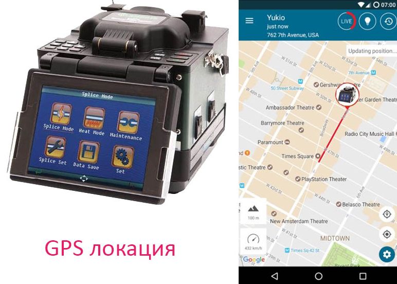 GPS локатор – новая функция в сварочных аппаратах Greenlee 910FS