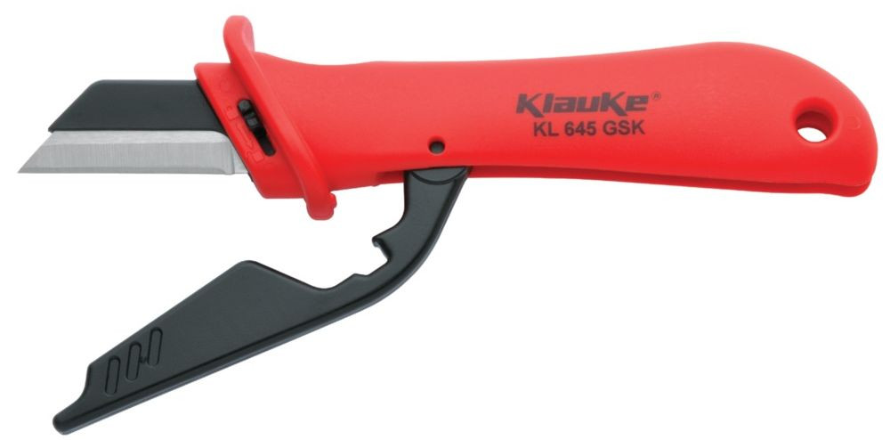 Новый диэлектрический нож Klauke (до 1000В) с защитой лезвия!