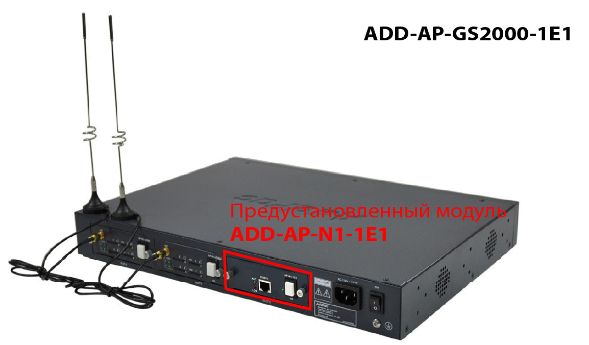 Сэкономьте $500 при покупке GSM-шлюза AddPac с модулем E1