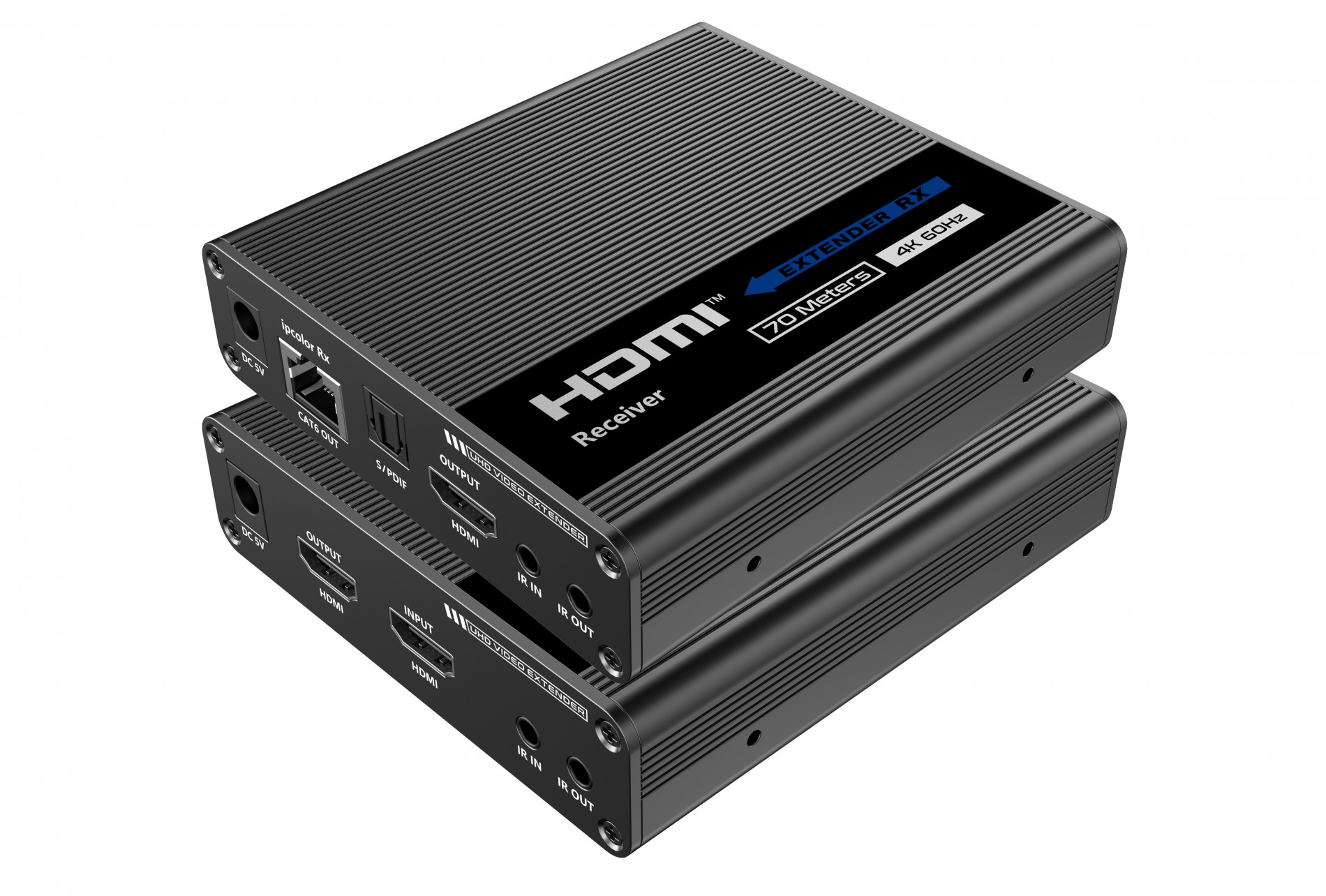 Новый удлинитель HDMI 2.0 (4К@60Гц) по витой паре с функцией каскадного подключения приёмников