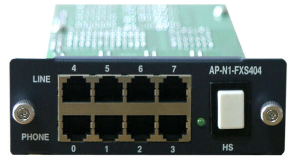 AddPac N1-FXS4O4 Модуль расширения 4 порта FXS, 4 порта FXO для VoIP-шлюзов, GSM-шлюзов, IP-АТС