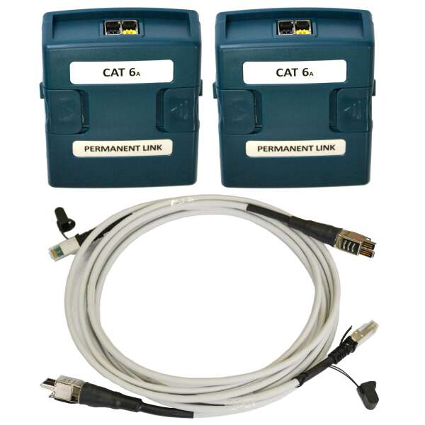 Адаптеры для сертификации постоянной линии Class EA / CAT6A с тестовыми шнурами - 2 шт
