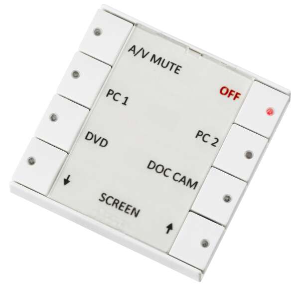 Дополнительная клавиатура на 8 кнопок для котроллеров Neets AlFa II и DelTa, подключение к I/O, белая