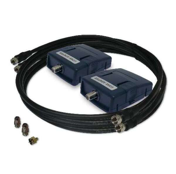 Адаптеры для сертификации коаксиального кабеля 75 Ом с коннектором F-типа, 1-2400 МГц, в соответствии с TIA570B, 568C.4 - 2 шт