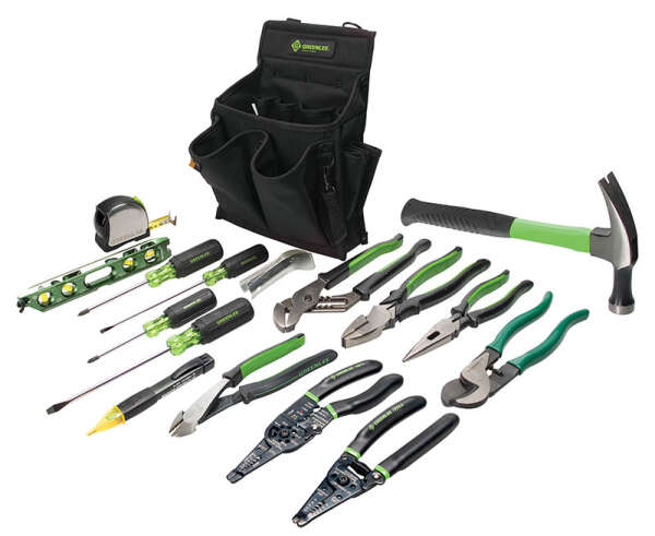 Greenlee 0159-12 - универсальный набор профессионального ручного инструмента,17 предметов