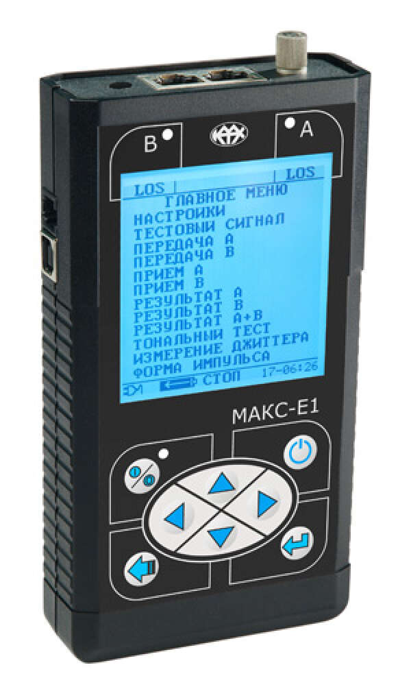 МАКС-Е1r - многофункциональный анализатор каналов и стыков, версия r (с опциями осциллографа и генератора джиттера)
