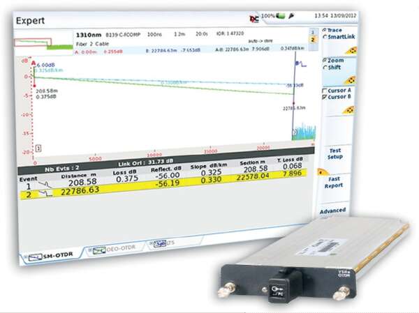 VIAVI E8156A - модуль рефлектометра 850/1300/1310/1550/1625 нм (24/24/40/40/40 дБ) для платформ MTS-6000/8000