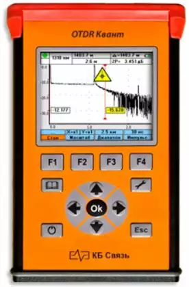 КБ Связь КВАНТ - рефлектометр оптический 1310/1550 (30/28 дБ)