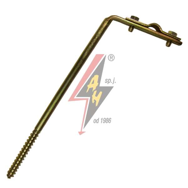 AH Hardt AH-06311 - Универсальный держатель, L=25 cm, B до 30 mm, вкручивающийся, проволока Ø 5-12 mm, серия Gold
