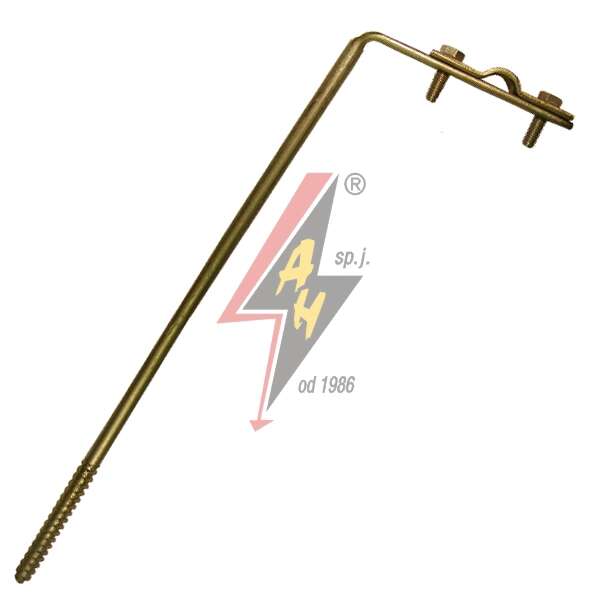 AH Hardt AH-06381 - Универсальный держатель, L= 33 cm, B до 30 mm, вкручивающийся, проволока Ø 5-12 mm, серия Gold