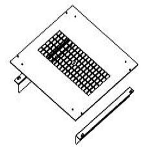 CONTEG DP-VER-031 - рамка установочная для крепления модуля вентиляторного, 2-3 вентилятора, в шкаф глубиной 1000 мм