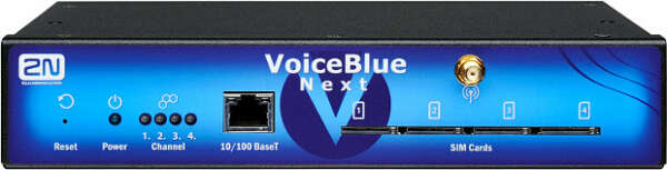 Шлюз VoIP-GSM - 2N VoiceBlue Next 2 GSM, модули Telit, подключение SIP, доп.опции Email2SMS, SNMP, ME до 32 users (5051032W)