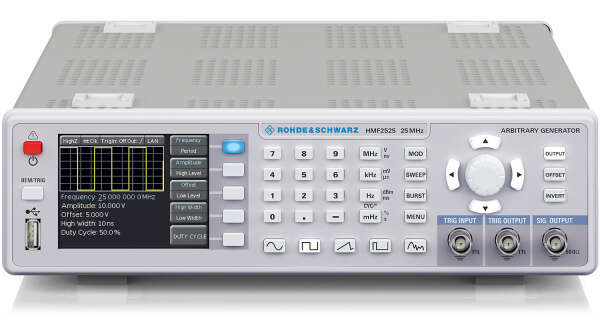 Rohde&Schwarz HMF2525 - генератор произвольных сигналов, 25 МГц (код модели: 3593.0616.02)