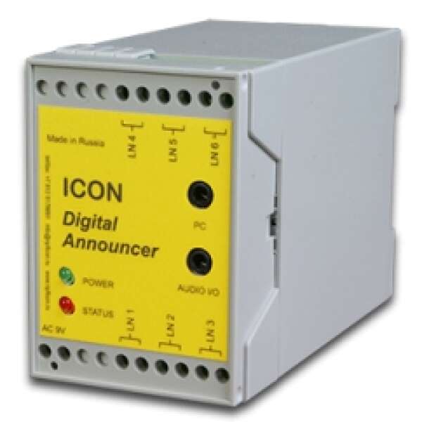 ICON ANP22 - автоинформатор на 2 входящих линии, объем памяти 120 минут, 3 режима работы