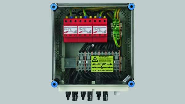 DEHN 950 535 УЗИП класса II DEHNguard многополюсное для фотоэлектрических систем до 1000 В с контактом для удаленной сигнализации DG YPV SCI 1000 FM