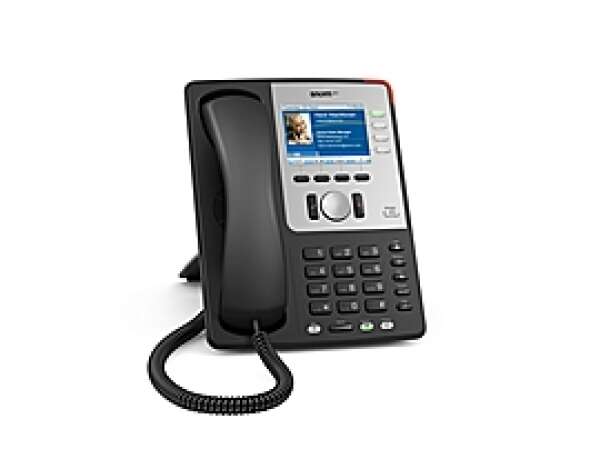 snom 821 - IP-телефон цветной LCD 3.5”, SIP, русиф., POE, 12 клавиш BLF, UC (с лицензией MS Lync), с блоком питания