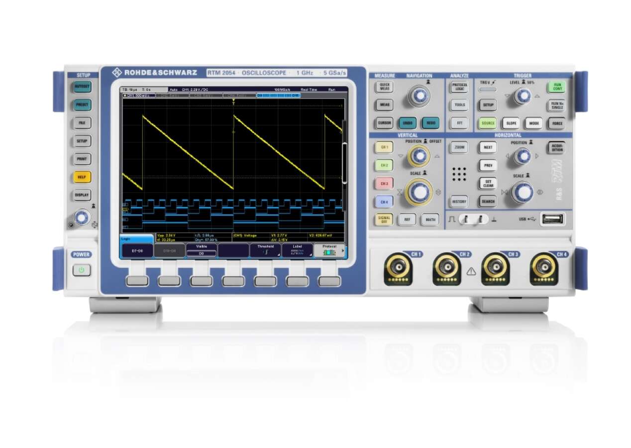 Rohde&Schwarz RTM2102 - цифровой осциллограф, 2 канала, 1 ГГц цена, купить  RS-RTM2102 в СвязьКомплект