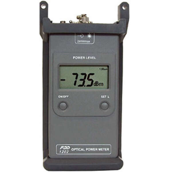 FOD-1202 - портативный измеритель оптической мощности (InGaAs, 0,85/1,31/1,55 mkm, FC, -60...+3 dBm)
