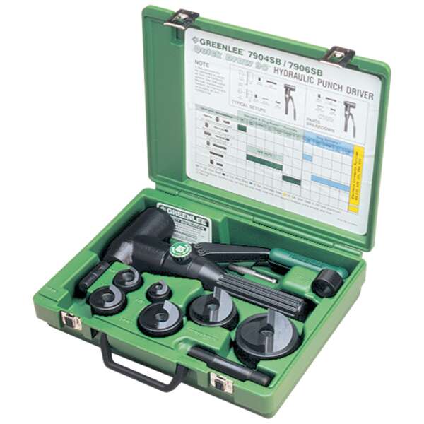 Greenlee 50356160SET - гидравлический набор для перфорации Slug Buster ISO16 - 40 мм