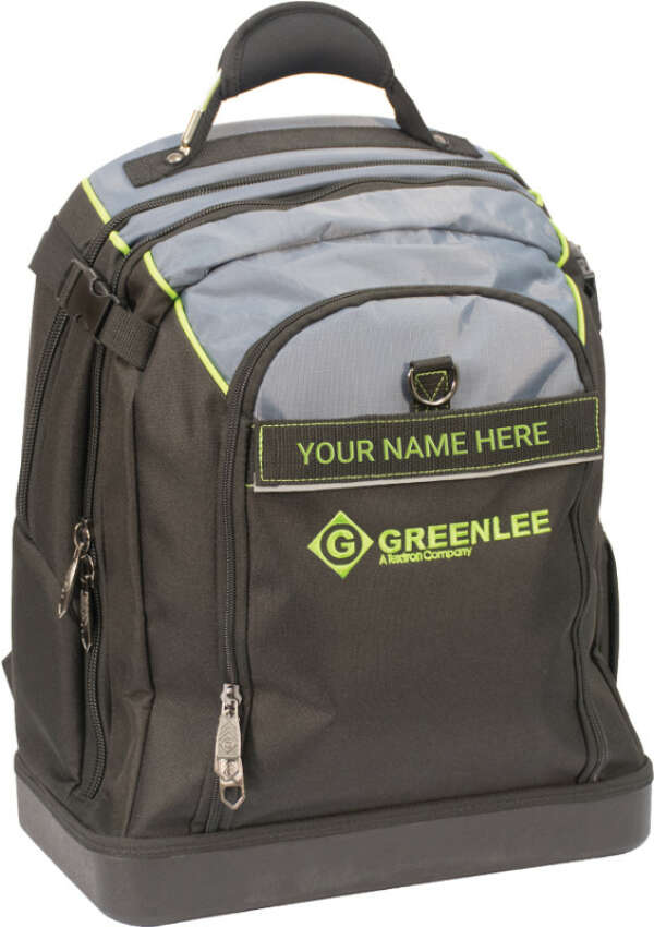 Greenlee 0158-27 - профессиональный рюкзак для инструментов (27 карманов)