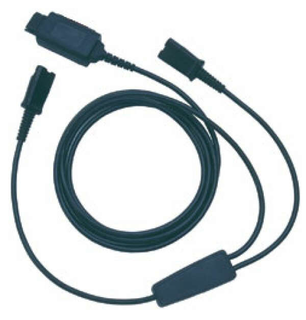 Витой шнур-разветвитель (с QD) с клавишей отключения микрофона (Plantronics)