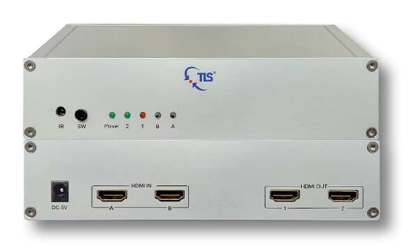 TLS HDMI 4K Matrix Switcher 2x2 - Матричный коммутатор HDMI 2x2