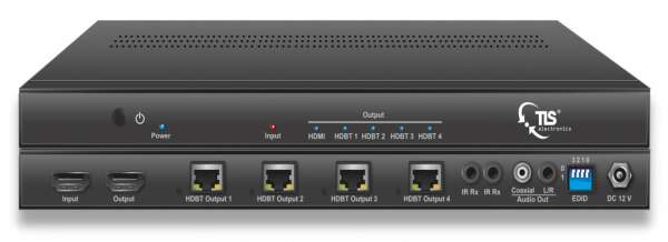 TLS HDBaseT/HDMI/Audio Splitter 1/4 - Разветвитель HDMI 1 в 4 HDBaseT