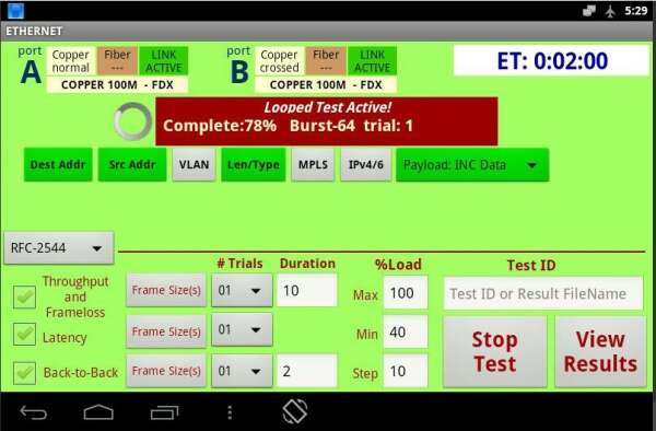 Tempo DS10G-SW-ADV - Опция многопоточного тестирования Ethernet для DataScout 10G