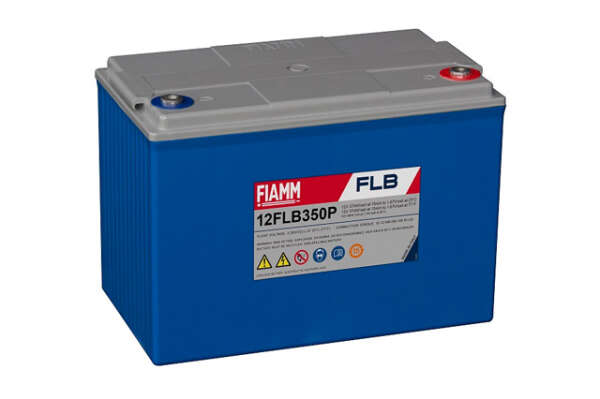 FIAMM 12 FLB 350 P - батарея аккумуляторная серии FLB (12 В, 95 Ач, 302х174х218 мм, 30 кг)
