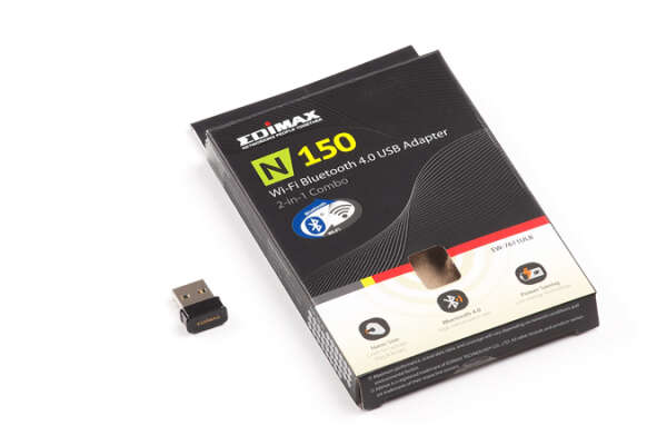 Edimax EW-7611ULB - Bluetooth+Wi-Fi адаптер N150, 802.11n, 2.4 ГГц, 150 Мбит/с, Bluetooth 4.0, USB 2.0