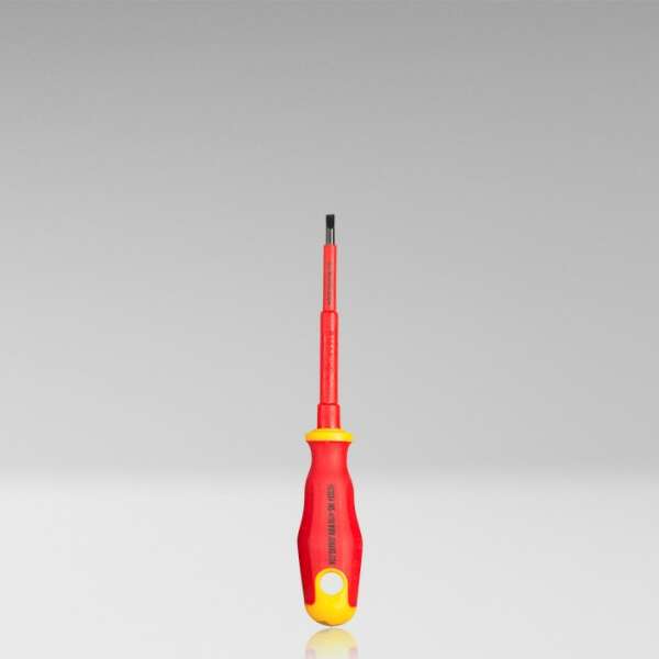 Jonard Tools INS-4100 - отвертка изолированная до 1000 В, прямой шлиц 4 мм, длина жала 101 мм, общая длина 190 мм