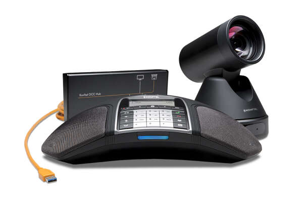 Konftel C50300IPx - комплект для видеоконференцсвязи (конференц-телефон Konftel 300IPx + вебкамера Cam50 + соединительный модуль Hub OCC)