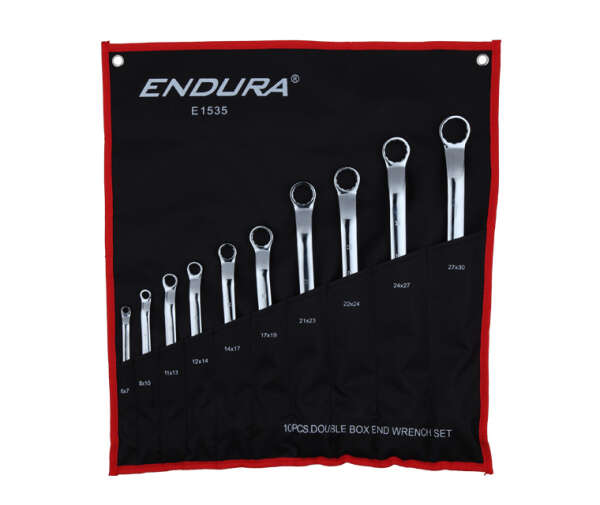 Endura E1535 - набор накидных гаечных ключей, 10 шт (6 - 30 мм)