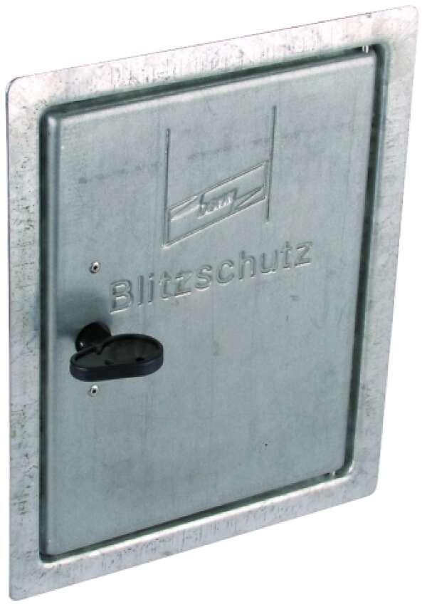 DEHN 476 001 Инспекционная дверца для монтажа под штукатурку St/tZn облегчённое исполнение 205x145 мм