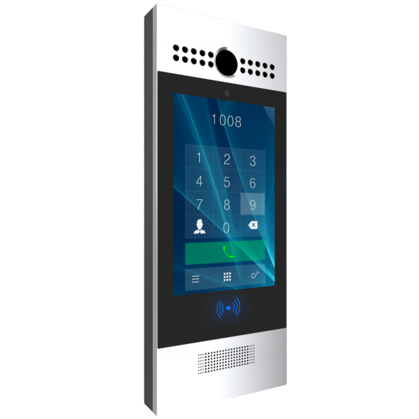 Akuvox-R29S - многоабонентская SIP-панель на ОС Android с сенсорным экраном 7" IPS, поддержка RF карт, камера 1Мп, ИК-подстветка