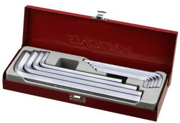 Endura E1582 - набор удлиненных ключей "Внутренний шестигранник" (Cr-V; 3-17 мм; 10 шт.)