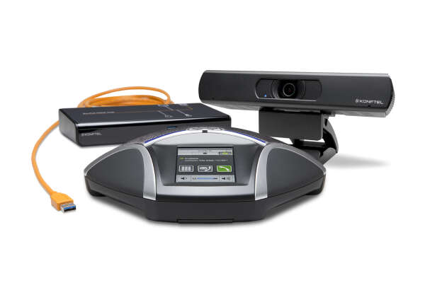 Konftel C2055Wx - комплект для видеоконференцсвязи (конференц-аппарат Konftel 55Wx + вебкамера Cam20 + соединительный модуль Hub OCC)