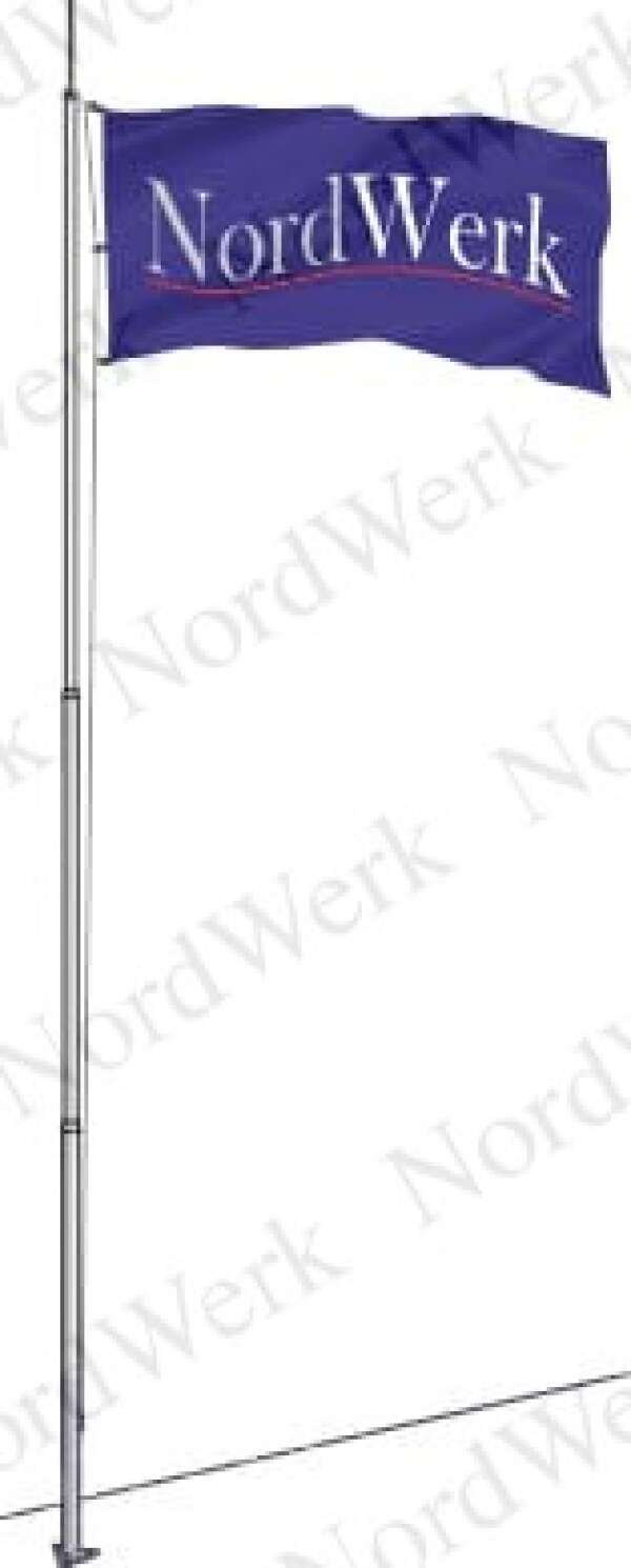 NordWerk МСАП-Ф-6 – Молниеотвод высотой 6 метров (алюминий; с возможностью размещения флага)